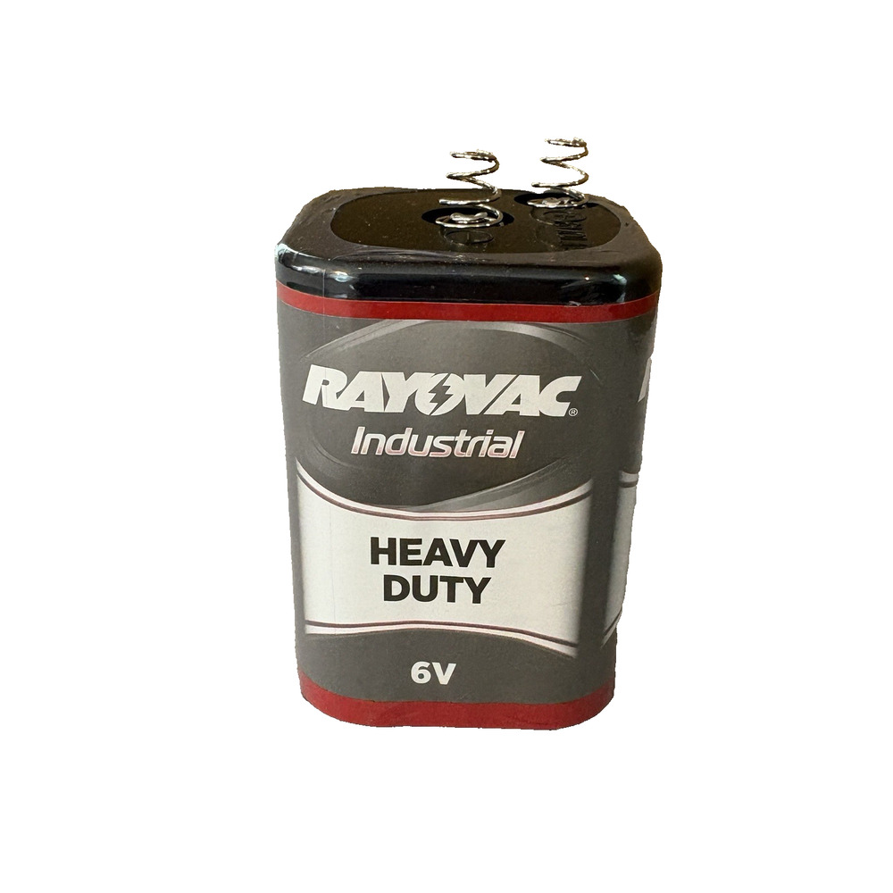 Rayovac Industrial Heavy-Duty 6V-HD Lantern 6V Battery Spring Terminals - NEW